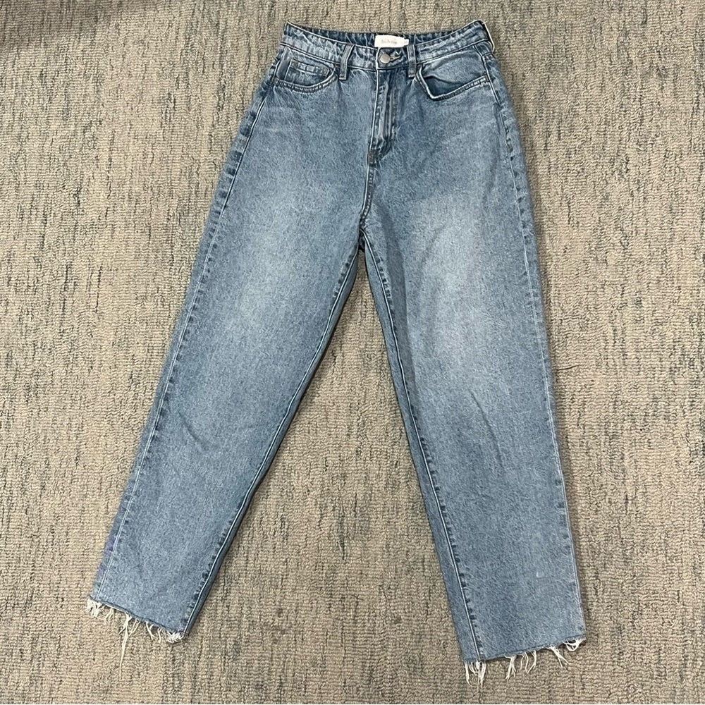 Bohme Light Blue High Rise Mom Jeans